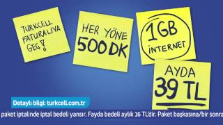 Turkcell Faturalıya Geçmenin Tam Zamanı [upl. by Nohtanhoj474]