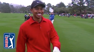 Top 10 Tiger Woods Shots on the PGA TOUR [upl. by Lyndell]