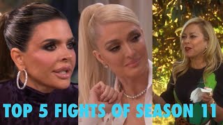 The Top 5 Best Real Housewives of Beverly Hills Fights from Season 11 [upl. by Fiedler]