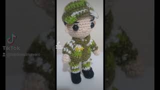 tejidosalmavero tejidosacrochet amigurumi soldado 😁😎👌🏼 [upl. by Leanne]