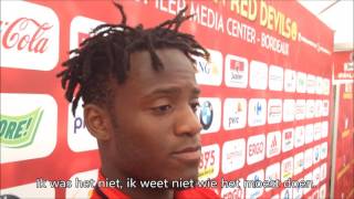 Batshuayi over schoenen poetsen op het EK [upl. by Frederic]