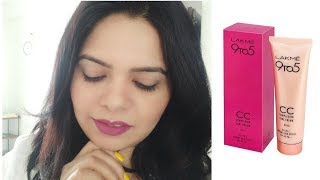 लक्मे सी सी क्रीम लगाने का सही तरीकाLakme 9 To 5 CC Cream Tutorial For OilyDry SkinIn Hindi [upl. by Arther464]