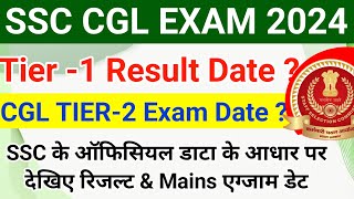 SSC CGL 2024 Tier 1 Result Date amp Tier 2 Exam Date  SSC CGL Mains 2024 Exam Date [upl. by Auop]