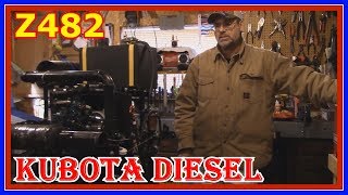 HOW TO STORE YOUR ENGINE  KUBOTA Z482 DIESEL ENGINE  LONG TERM STORAGE [upl. by Ayom]