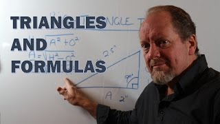 Trigonometry finding angles in rightangled triangles [upl. by Hofstetter]