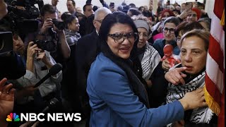 Rep Rashida Tlaib urges Michigan Democrats to vote against Biden [upl. by Elnore]