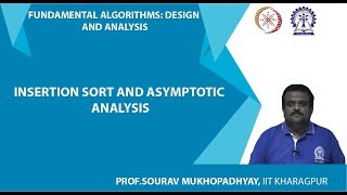 Insertion Sort and Asymptotic Analysis [upl. by Amikahs]