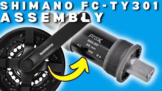 How to Know the Perfect Bottom Bracket Size for Your SHIMANO Tourney FCTY301 Crankset [upl. by Hiltner]