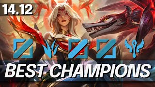 BEST Champions In 1412 for FREE LP  CHAMPS to MAIN for Every Role  LoL Meta Guide [upl. by Yehsa243]