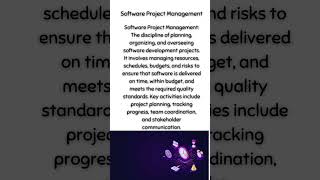 Software Project Management [upl. by Ardnuhsal]