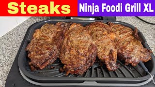 Ninja Foodi Grill XL Steak Recipe [upl. by Phira817]