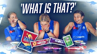 Australian footballers RATE Irish snacks ☘ [upl. by Jarv342]