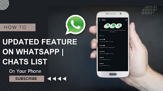 How to Get Chats List Feature on Whatsapp [upl. by Assille]