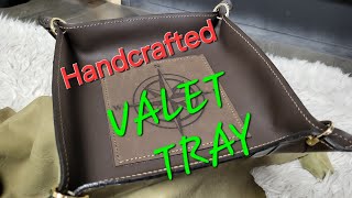 Handcrafted Leather VALET TRAY amp Lake Lifeleather handcrafted subscribe support youtube [upl. by Alphard]