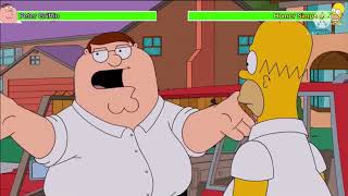 Homer vs Peter Griffin With Healthbars 13 [upl. by Norit]