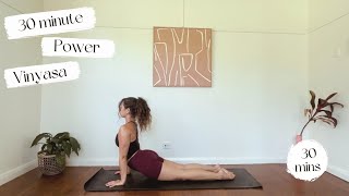 Power Vinyasa Flow  30 Minutes [upl. by Tebazile]