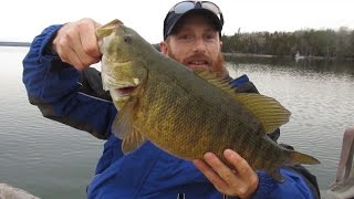 Manitoulin Island  Smelt Run Rainbows and a Big Bass [upl. by Hazmah]