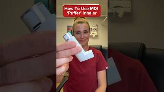 Doctor shows how to use your inhaler properly asthma inhaler copd doctor [upl. by Edgar]