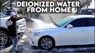 How I Get Deionized DI Water From Home  559 Mobile Detailing [upl. by Eanehs]