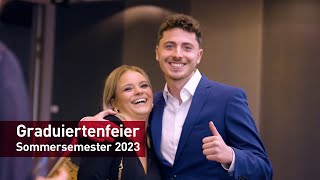 Den Abschluss in der Tasche  Graduiertenfeier Sommersemester 2023 [upl. by Nylecoj]