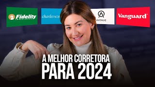 TOP 3 MELHORES CORRETORAS PARA INVESTIR NOS EUA EM 2024 [upl. by Newob310]