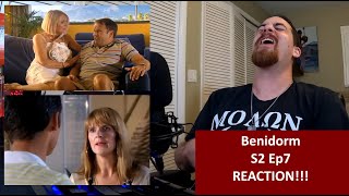 Americans React  BENIDORM  Season 2 Episode 7  REACTION [upl. by Imoyik]