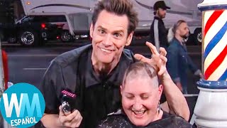 ¡Top 10 Mejores Momentos de JIM CARREY Fuera del Cine [upl. by Targett749]