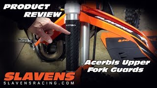 Acerbis Upper Fork Guards  Product Review [upl. by Allimak]