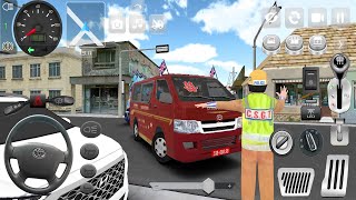 Traffic Police Caught Red light Crossing Microbus  Minibus Simulator Vietnam 2  Android Gameplay [upl. by Yul487]