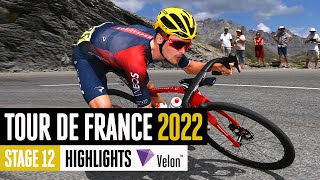 One of the greatest breakaways of all time  Tour de France 2022 Stage 12 highlights [upl. by Atisor]