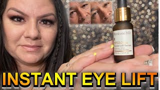 INSTANT EYELID LIFT amp UNDER EYE BAGS REDUCTION Before amp After Perricone MD Eyelid Lift Serum [upl. by Novelia]