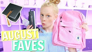 AUGUST FAVES 🎒🎓 back to school ❤ Mias Life ❤ [upl. by Lerrud]