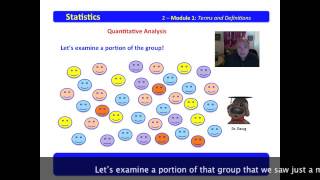 2 Statistics Module 1 Quantitative Analysis [upl. by Knuth665]