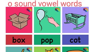 learn o sound vowel words vowel o sound [upl. by Anav]