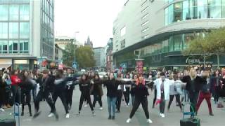 KPop Random Dance Game 2018 Frankfurt Germany Day 1  outside [upl. by Atilrak]