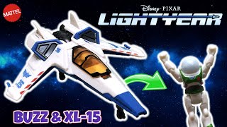 Disney Pixar LIGHTYEAR  XL15 amp Buzz Lightyear  Mattel 2022 Hyperspeed Series  TOY SHOTS [upl. by Primo]