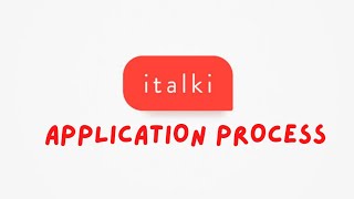 ITALKI APPLICATION PROCESS  Peytligaya [upl. by Nims]