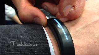 Hands on with Garmin Vivosmart  IFA 2014 [upl. by Ronile518]