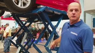 Nussbaum Lifts Booth at the SEMA 2017 Show [upl. by Eselahs]