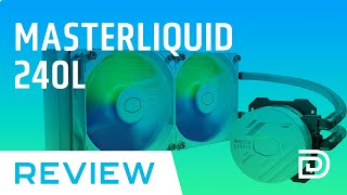 Ultimate Cooling Elegance Cooler Master MasterLiquid 240L Core White Review [upl. by Cope]