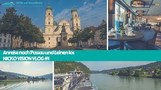 Passau amp Erste Schritte Nicko Vision Donau Kreuzfahrt  Vlog 1 [upl. by Eltsyrhc]