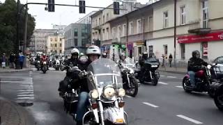 Lublin Pogrzeb motocyklisty Piotra Dobrowolskiego [upl. by Hudgens392]