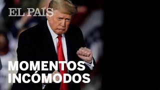 EE UU  Los momentos incómodos de Trump [upl. by Harbird]