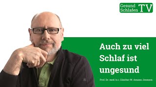 Auch zu viel Schlaf ist ungesund [upl. by Toma]