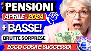 🔴 PENSIONI APRILE GIA ARRIVATI MA IMPORTI PIÙ BASSI 👉 COSA E ACCADUTO COME RISOLVO ❗VERIFICA ORA [upl. by Keane]