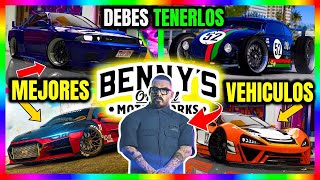 GTA 5  ¡LOS VEHÍCULOS MAS RAPIDOS de BENNYS en GTA5 ONLINE 2023¡ 9 MEJORES QUE DEBERÍAS COMPRAR [upl. by Ahsimik596]