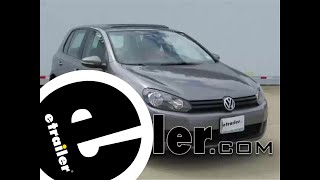 etrailer  DIY Install Curt Trailer Hitch Receiver on your 2010 Volkswagen Golf [upl. by Checani]