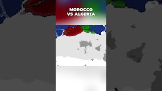 Morocco vs Algeria countryballs mapping battleroyale algeria morocco [upl. by Ennayelhsa]