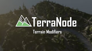 TerraNode Terrain Modifiers for Blender [upl. by Airamzul]