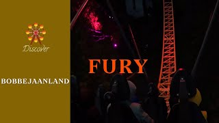 Fury night ride  nachtrit Bobbejaanland 2023 [upl. by Sipple]